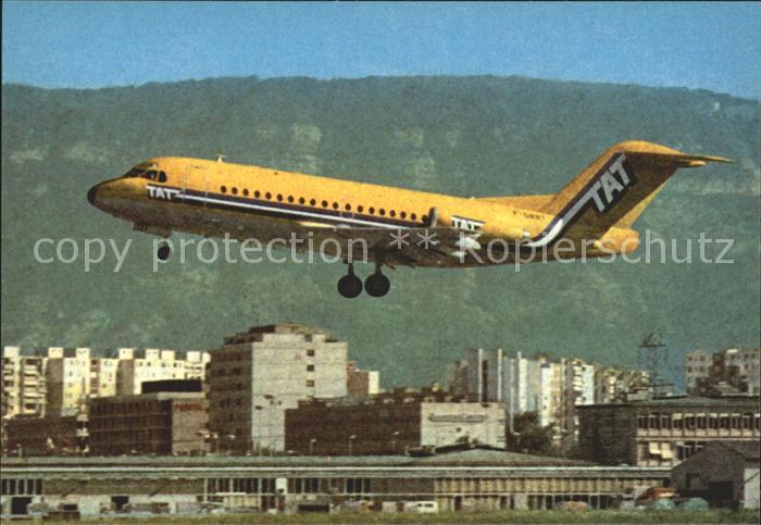 Flugzeuge Zivil TAT Fokker F-28