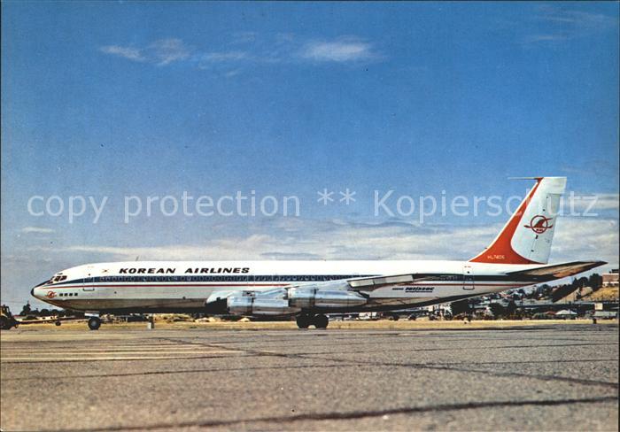 Flugzeuge Zivil Korean Airlines Boeing 707-320 C HL-7406
