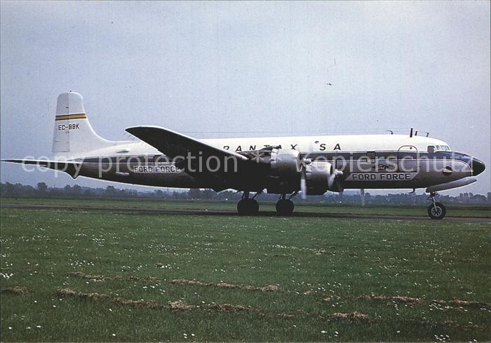 Flugzeuge Zivil Spantax Douglas DC-6A EC-BBK