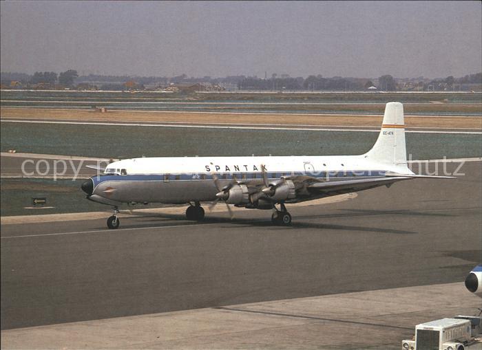 Flugzeuge Zivil Spantax Douglas DC-7C EC-ATR