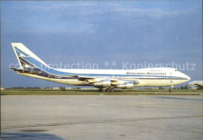 Flugzeuge Zivil Aerolineas Argentinas Boeing 747 LV-MLP