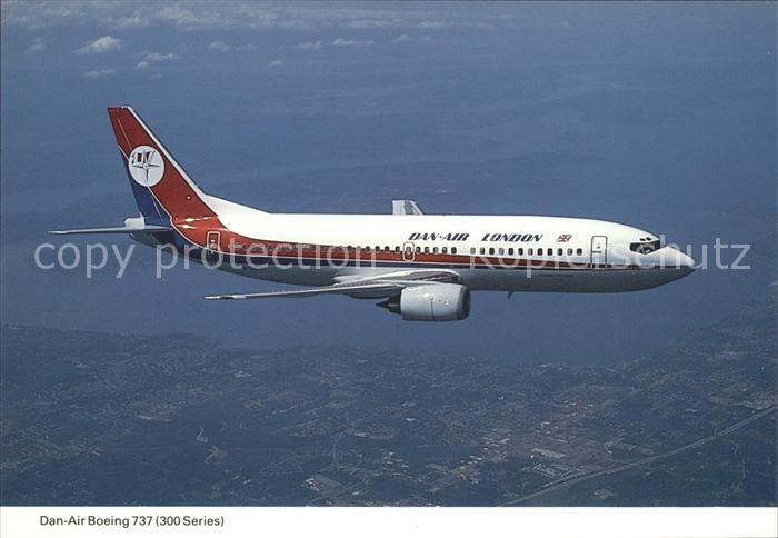Flugzeuge Zivil Dan-Air Boeing 737