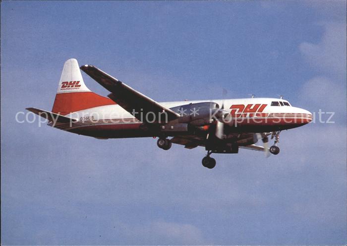 Flugzeuge Zivil DHL Convair 580 OO-HUB cn 130
