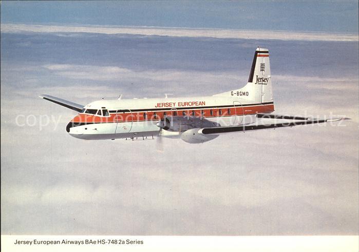 Flugzeuge Zivil Jersey European Airways BAe HS-748 2a Series