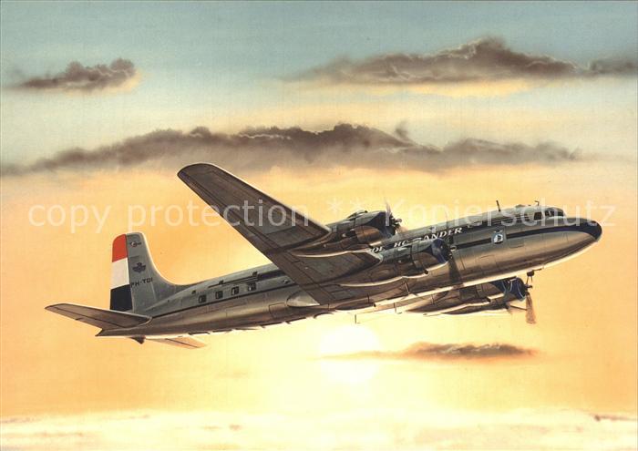 Flugzeuge Zivil KLM Royal Ducth Airlines Douglas DC-6 PH-TDI