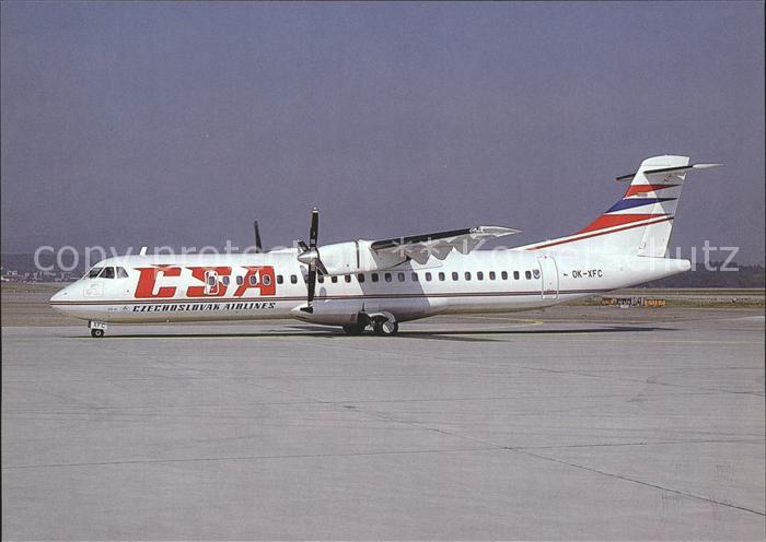 Flugzeuge Zivil CSA ATR-72-202 OK-XFC c/n 299