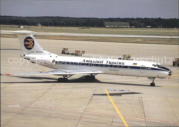Flugzeuge Zivil Air Ukraine Tupolev 134A CCCP65134