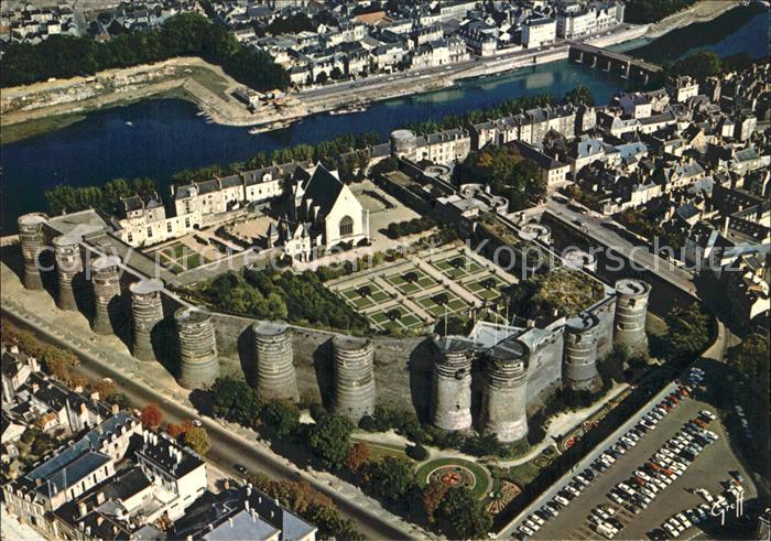 Angers Fliegeraufnahme Chateau