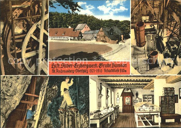 St Andreasberg Harz Silber-Erzbergwerk Grube Samson