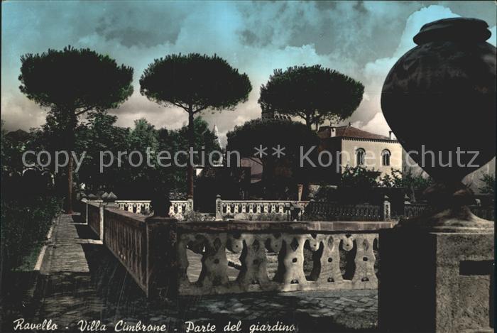 Ravello Villa Cimbrone Gartenpartie