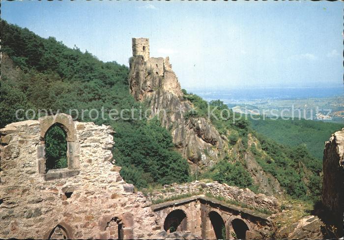 Ribeauville Haut Rhin Elsass Ruines de Giersberg