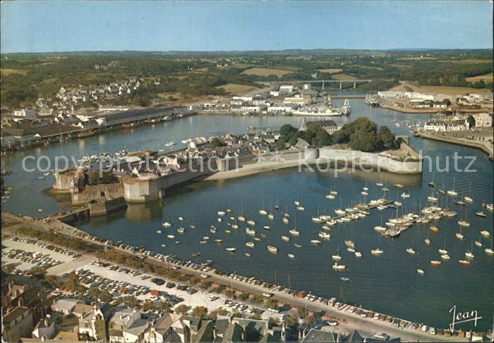 Concarneau Finistere Fliegeraufnahme Ville Close