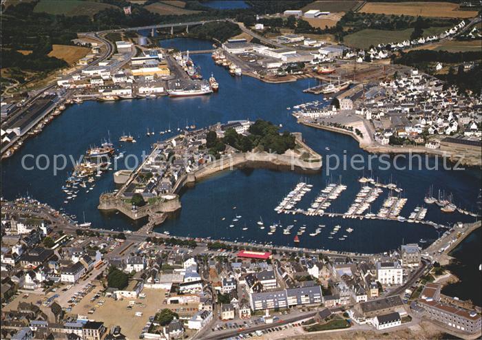 Concarneau Finistere Fliegeraufnahme Ville Close