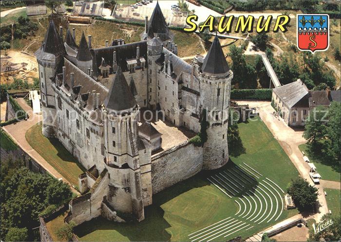 Saumur Fliegeraufnahme Chateau