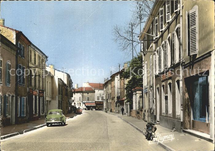 Pont-Saint-Vincent Rue-Jean-Jaures et Hotel-de-Ville