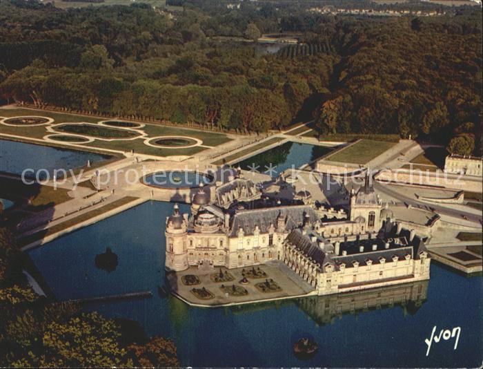 Chantilly Fliegeraufnahme Chateau et Parc
