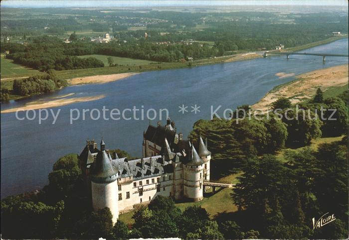 Chaumont-sur-Loire Fliegeraufnahme Chateau