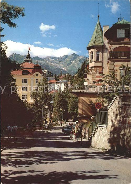 Badgastein Strassenpartie mit Radhausberg