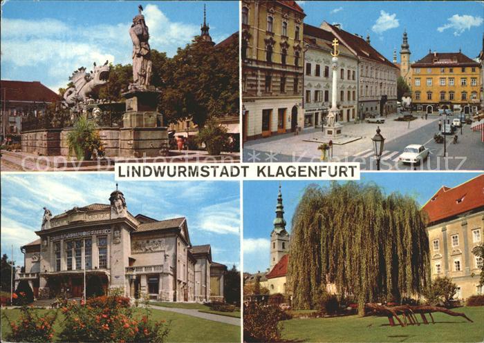 Klagenfurt Woerthersee Lindwurmstadt