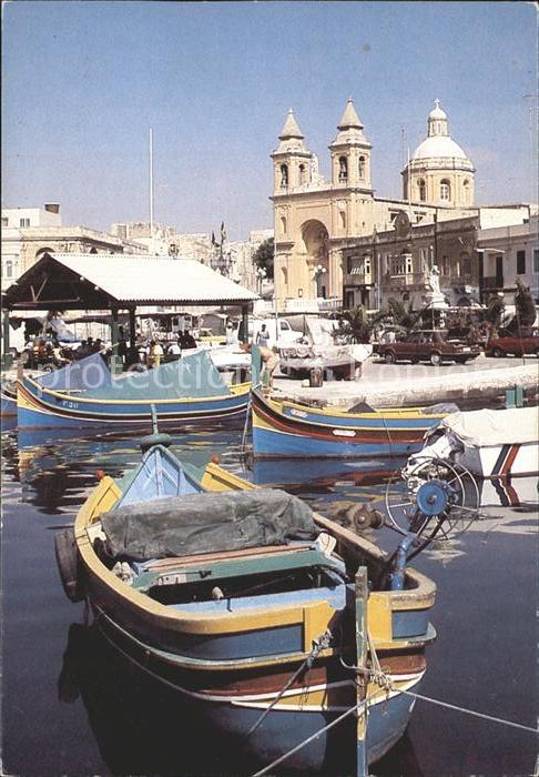 Malta Marsaxlokk Fishing Village