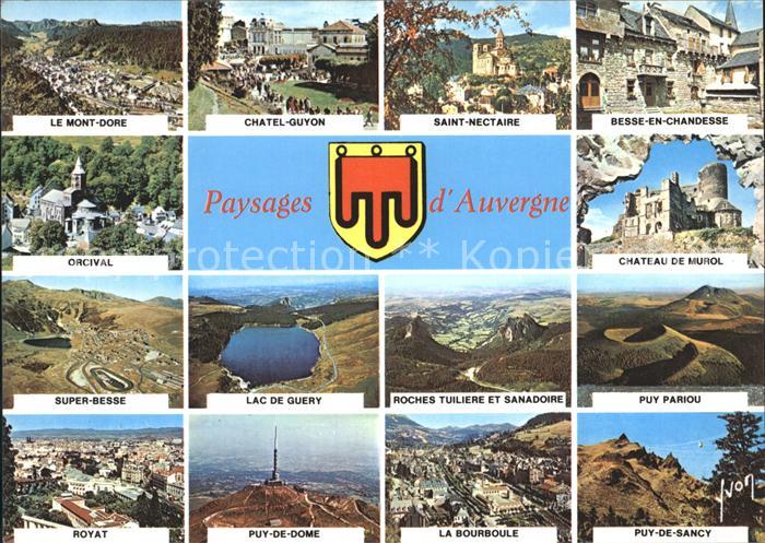 Auvergne Region Sehenswuerdigkeiten