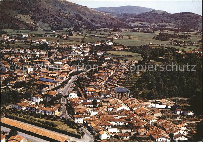 Saint-Jean-Pied-de-Port Fliegeraufnahme