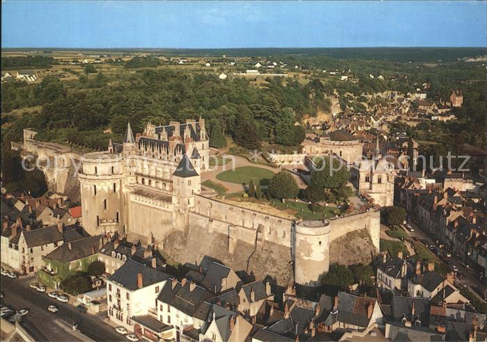 Amboise Fliegeraufnahme Chateaux