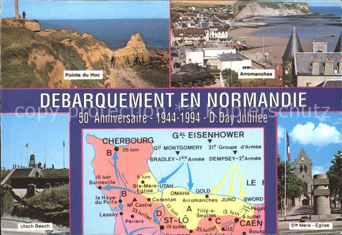 Normandie Region Debarquement Utach Beach Arromanches Pointe du Hoc