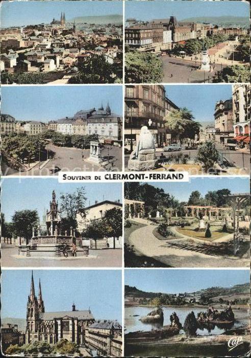 Clermont Ferrand Puy de Dome Place de Jaude Boulevard Desaix Cathedr