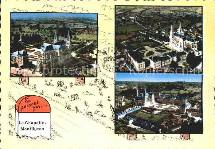 La Chapelle-Montligeon Fliegeraufnahme