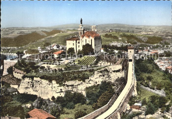 Vienne Isere Fliegeraufnahme Sanctuaire de Notre Dame