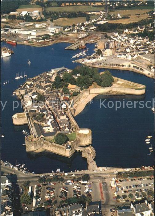 Concarneau Finistere Fliegeraufnahme Ville Close