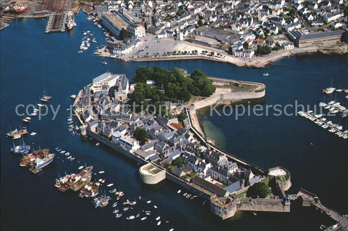 Concarneau Finistere Fliegeraufnahme Ville Close