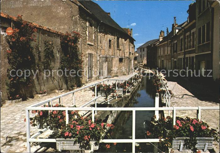 Beaugency Le Ru fleuri