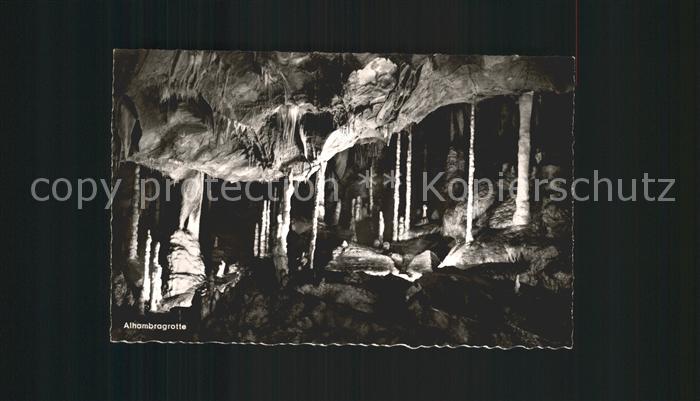 Hoehlen Caves Grottes Tropfsteinhöhle Attendorn Alhambragrott