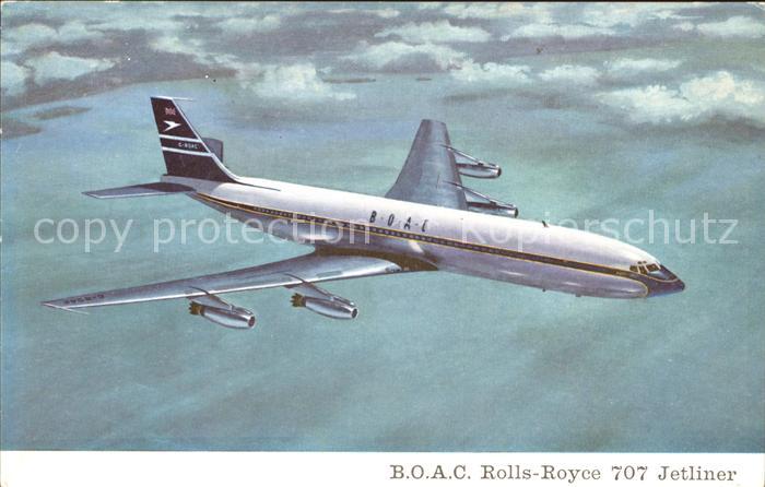 Flugzeuge Zivil B.O.A.C. Rolls-Royce 707 Jetliner