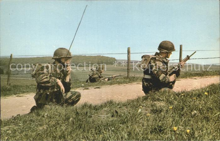 Militaria Belgien Patrouille en reconnaisance