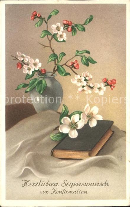 Konfirmation Glueckwunsch Bibel Blumen Verlag-Amag-Nr. 437