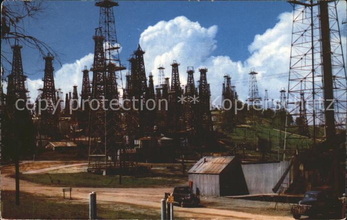 Oelfoerderung Oil Fields Signal Hill Long Beach California