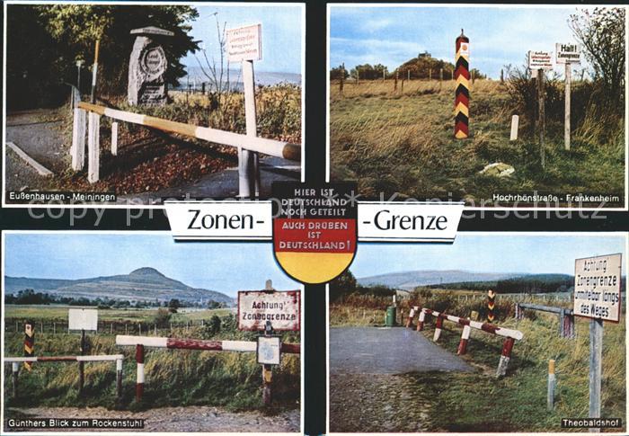 Grenze Douane Zoll Rhön Hochrhönstrasse-Frankenheim Günthe