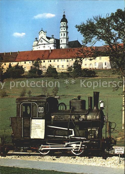 Lokomotive Haertsfeldbahn Abtei Neresheim