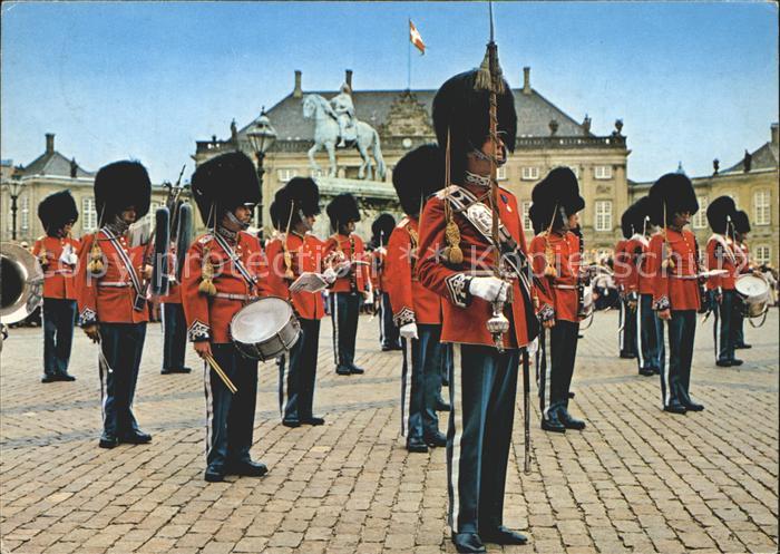 Leibgarde Wache Kopenhagen Wachtparade