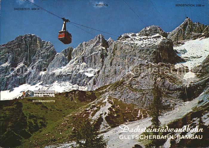 Seilbahn Gletscherbahn Ramsau Dachstein Bergstation Hunerkogel