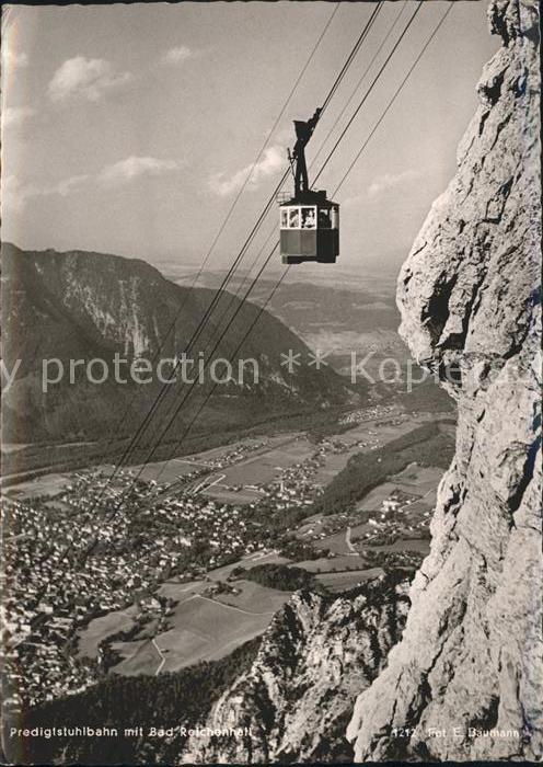Seilbahn Predigtstuhl Bad Reichenhall Foto-E.-Baumann-Nr. 1212