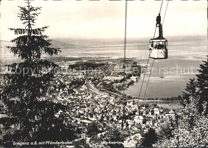 Seilbahn Pfaenderbahn Bregenz am Bodensee