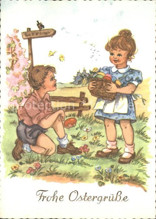 Ostern Easter Paques Kinder Ostereier