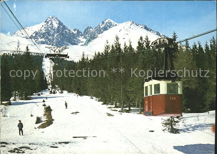 Seilbahn Vysoke Tatry Hohe Tatra Lanovka na Lomnikcy stit