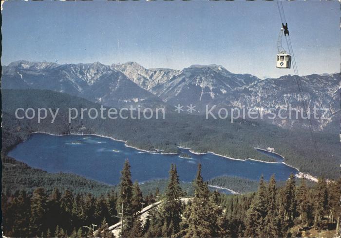 Seilbahn Zugspitz-Seilbahn Eibsee Ammergauer Berge