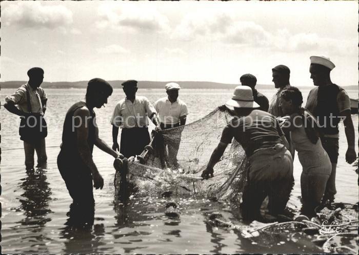 Fischerei Marines du Bassin d_Arcachon Peche a la