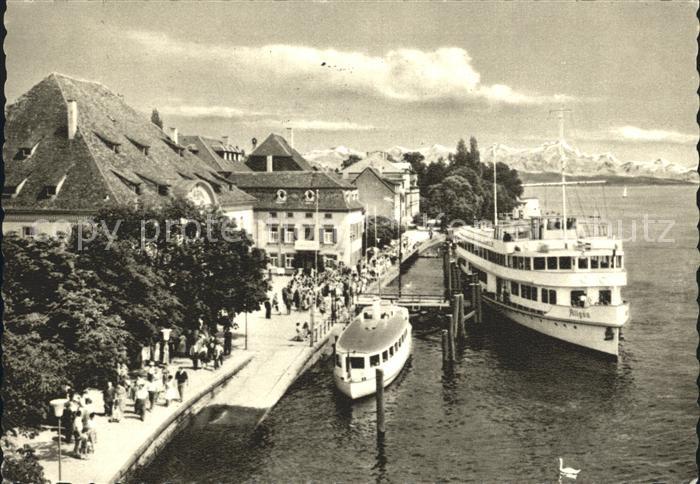 Motorschiffe Allgaeu ueberlingen Bodensee